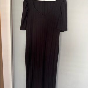 Nine West Black Long Sleeve Dress